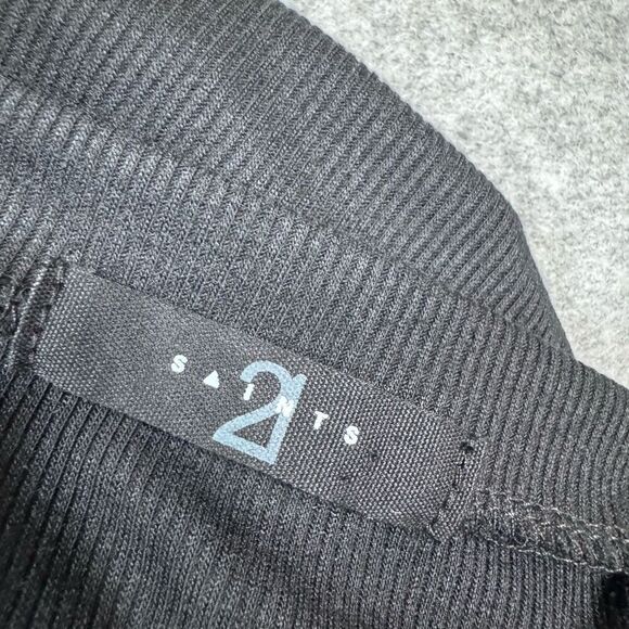 21‎ SAINTS CASUAL MIDI DRESS W/SIDE SLIT & ADJUSTABLE RUCHING - Picture 5 of 6